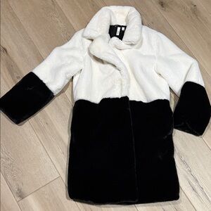 Elan Black and White Teddy Jacket